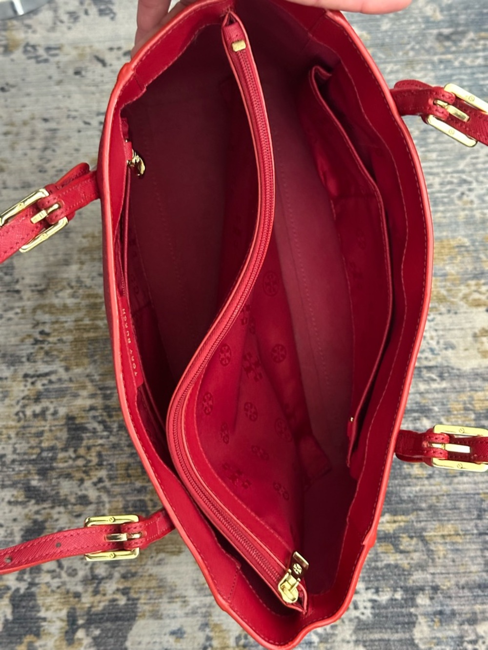 Tory Burch York Small Buckle Tote - Picture 3 of 15
